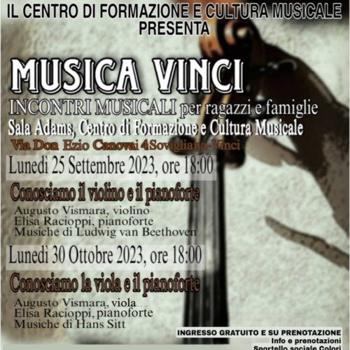 LA GRANDE MUSICA TORNA A VINCI