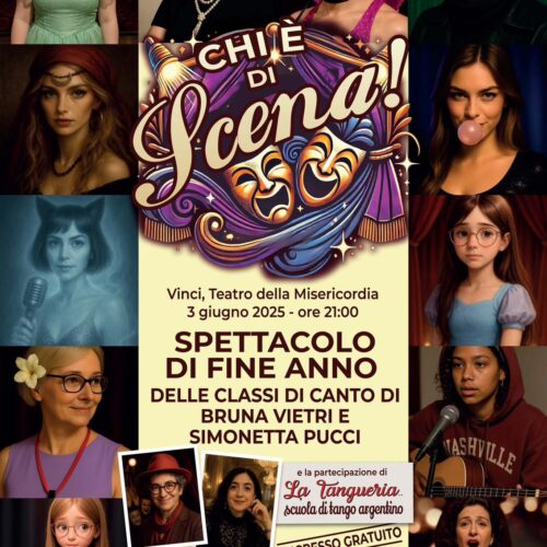 “Chi è di scena!”, spettacolo finale delle classi di canto del Cfcm delle insegnanti Bruna Vietri e Simonetta Pucci